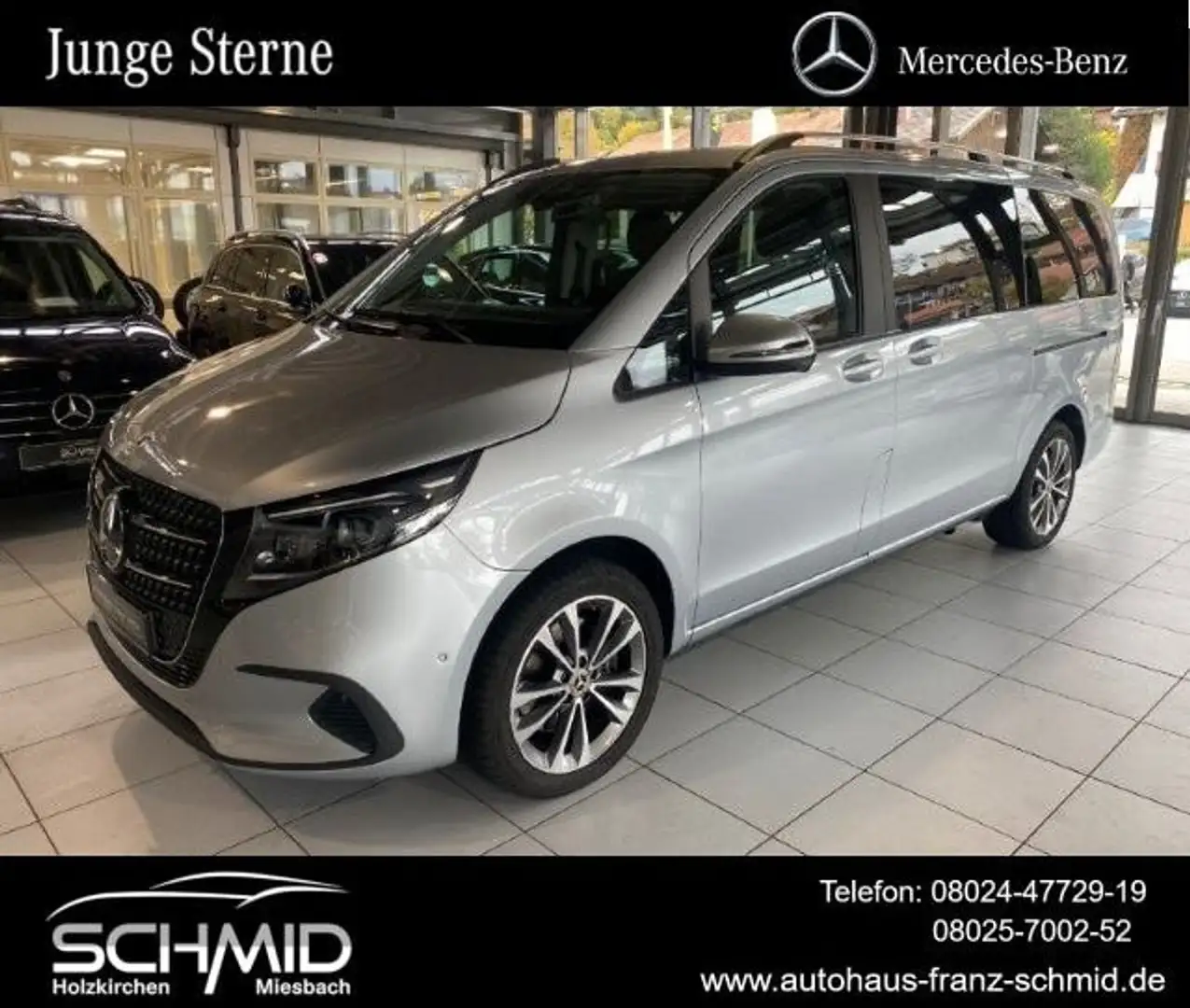 Mercedes-Benz V 300 d 4MATIC STYLE L Pano STHZG Multibeam AHK Argent - 1