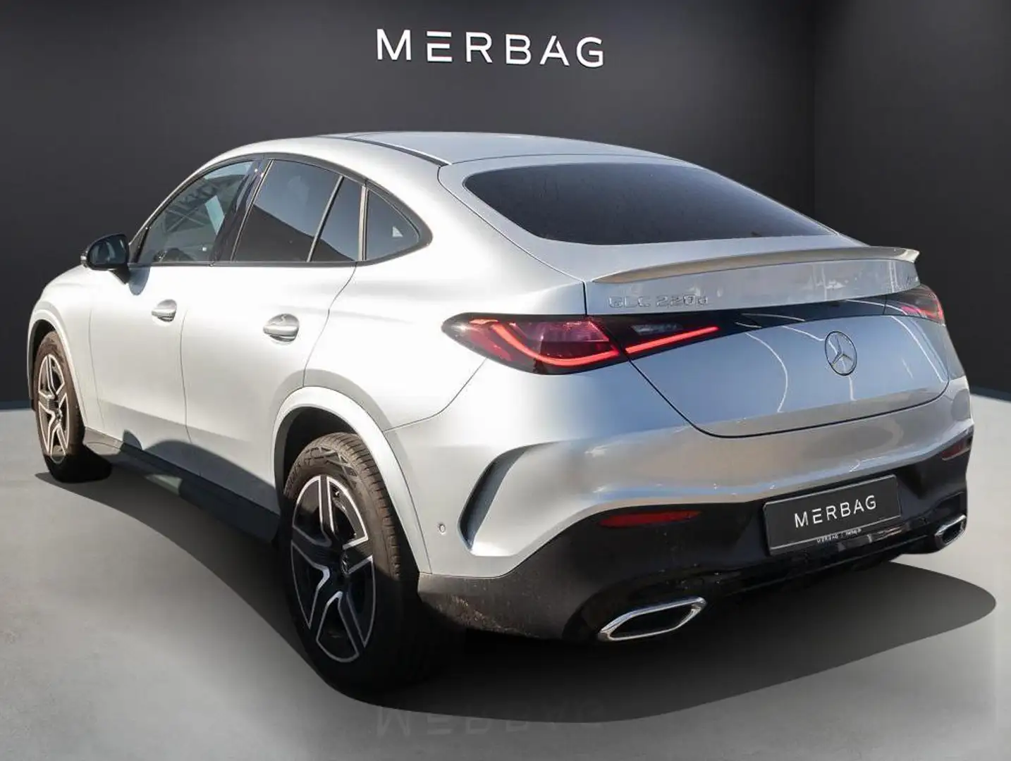 Mercedes-Benz GLC 220 d 4MATIC Coupé Sport W-Paket S-Sitz LM Silber - 2