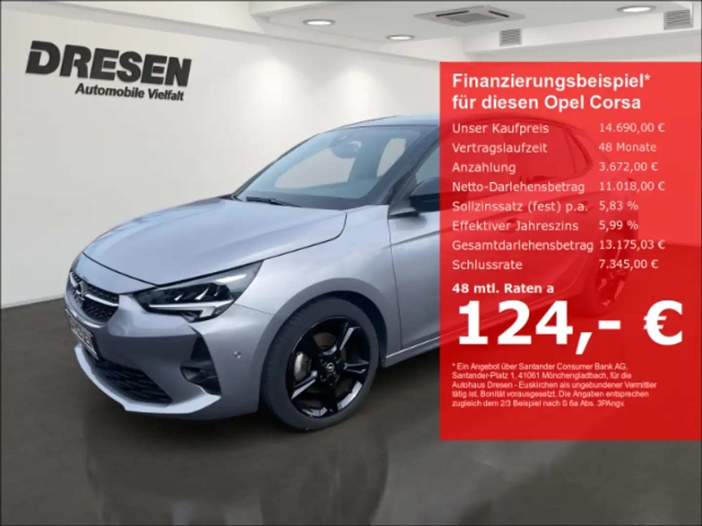 Opel Corsa F 1.2 GS Line Sitzheizung/Navi/Rückfahrkamera/Carp Gris - 1