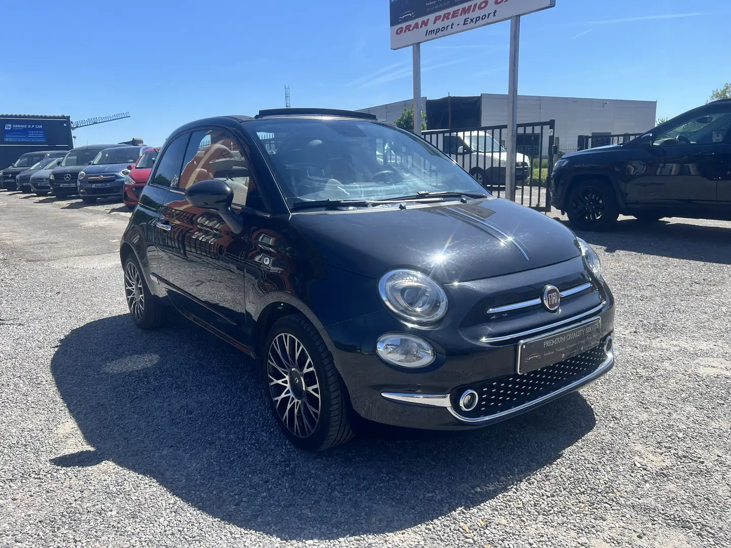 Fiat 500 1.0i MHEV Club Edizione Cabriolet Schwarz - 1