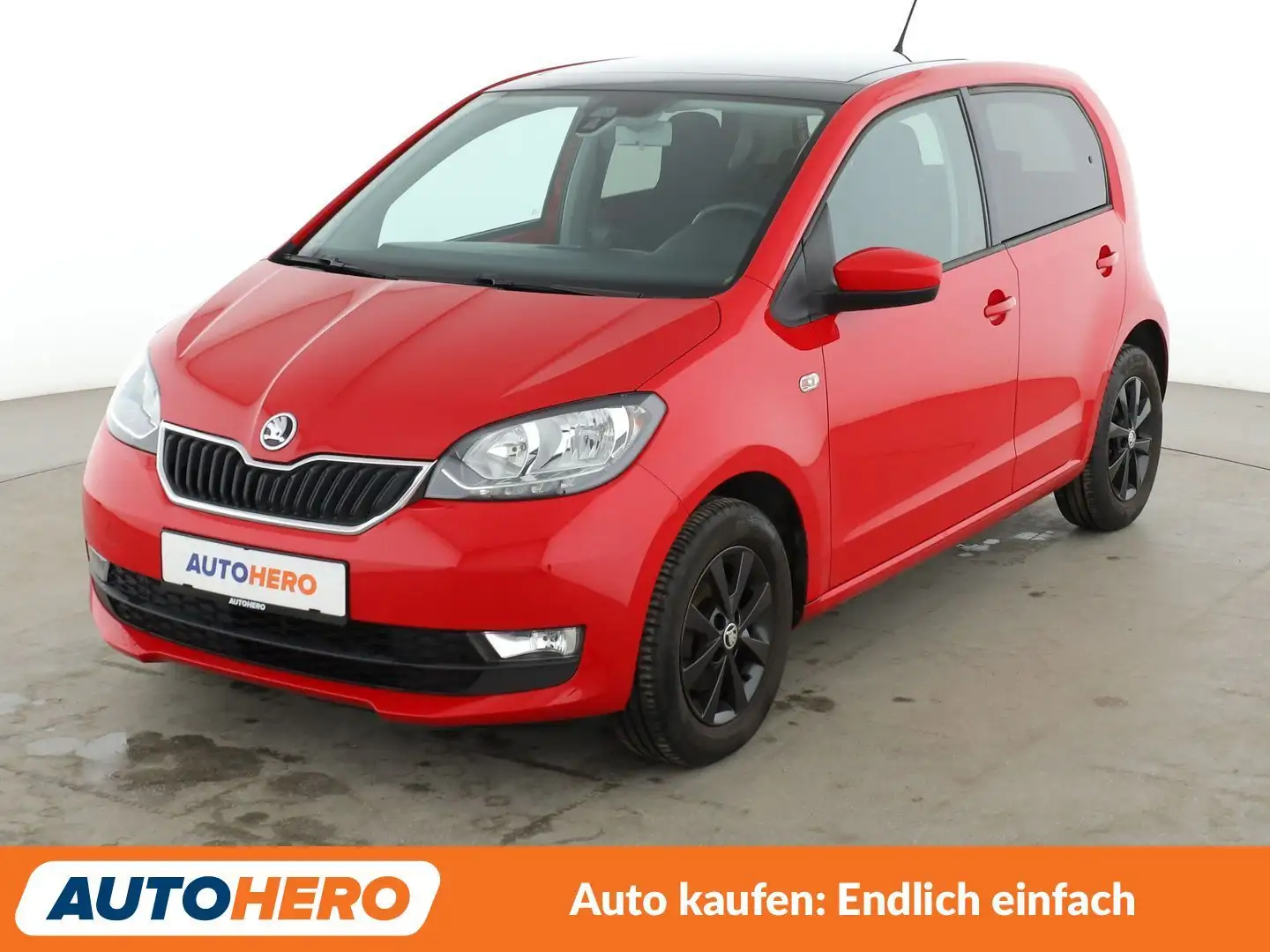 Skoda Citigo 1.0 MPI Style Aut.*TEMPO*PDC*ALU*PANO*KLIMA* Rouge - 1