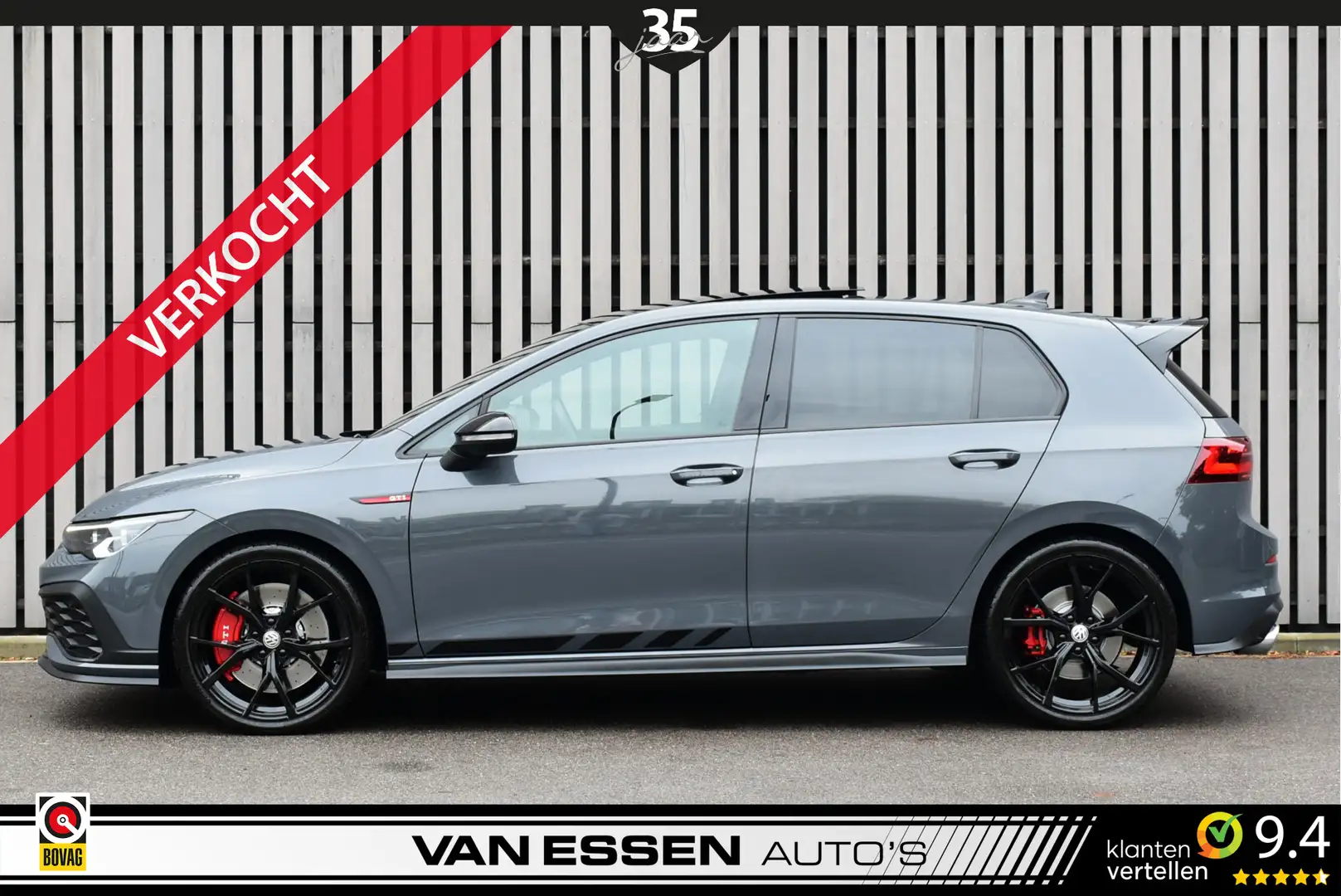 Volkswagen Golf GTI 2.0 TSI Clubsport Navi Pano Sfeerlicht IQ-Light AC Grijs - 2