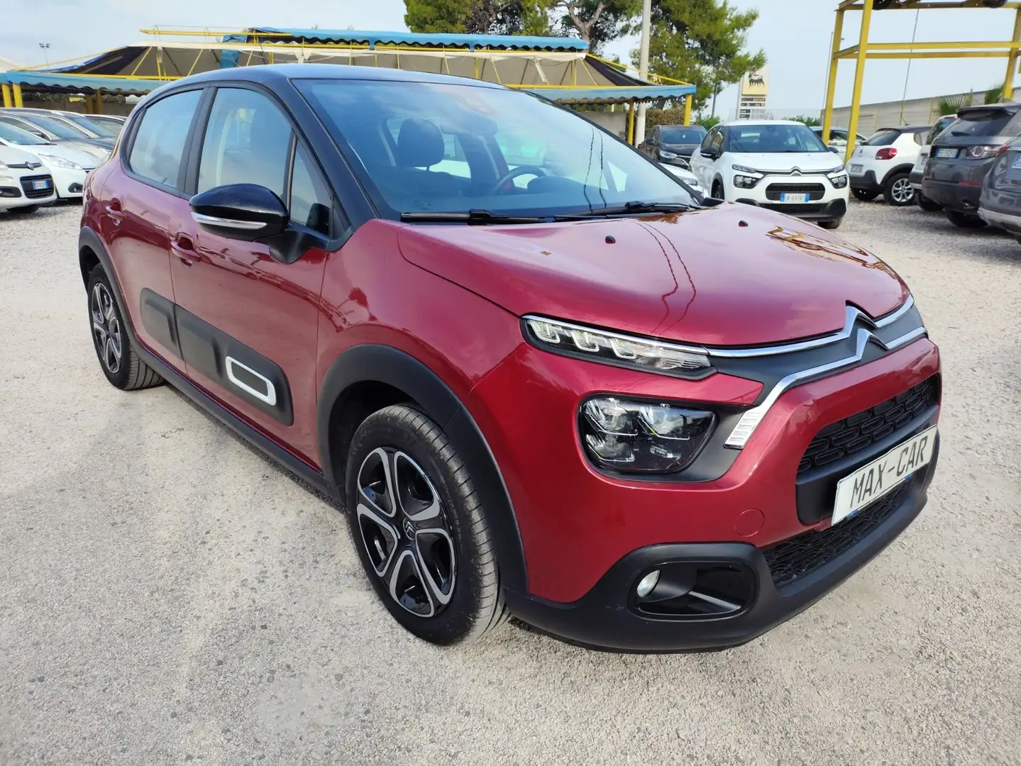 Citroen C3 C3 1.5 bluehdi Feel Pack s Rosso - 1