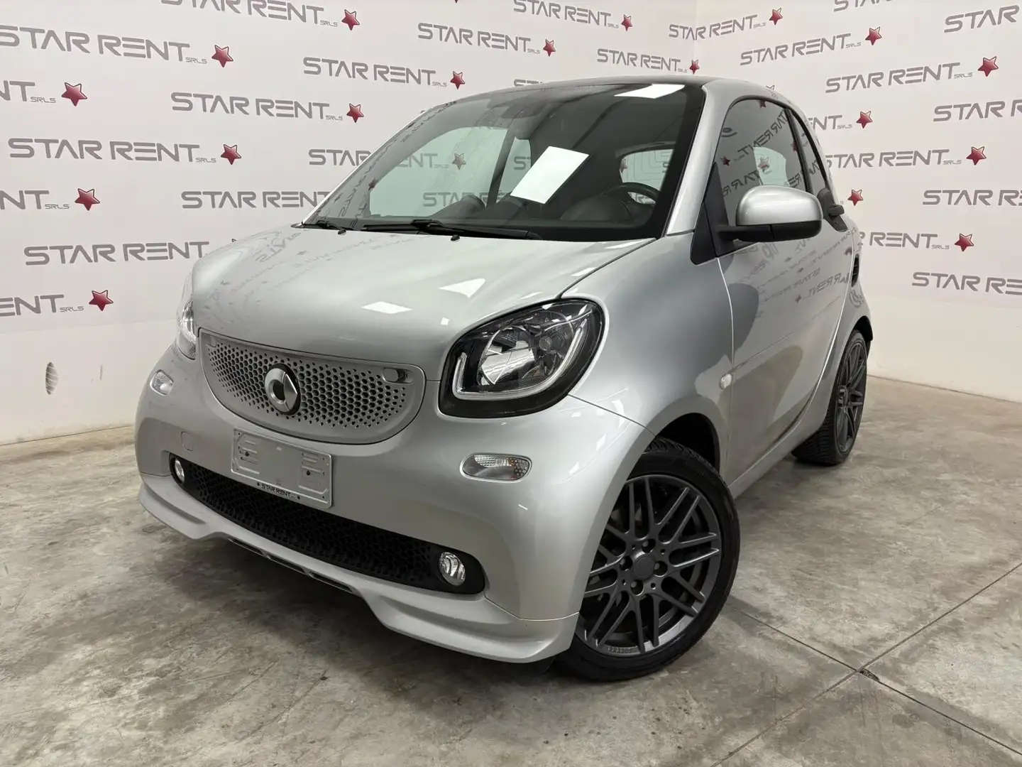 smart forTwo fortwo 90 0.9 Turbo twinamic Passion Brabus Pack Argento - 1