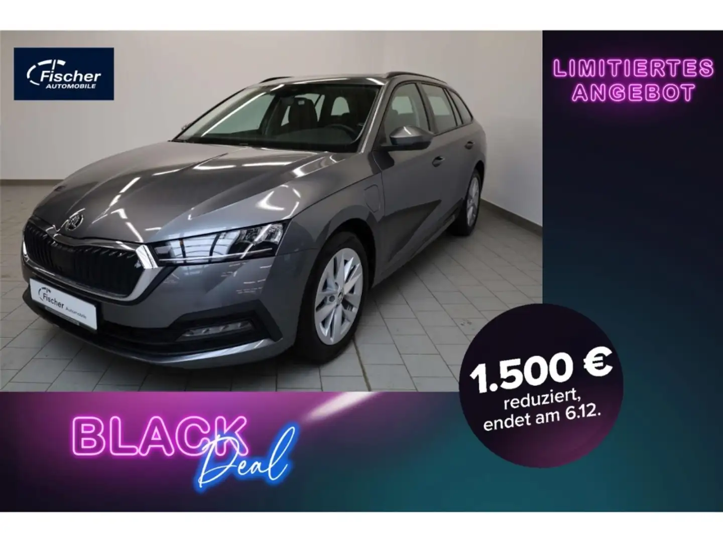 Skoda Octavia Combi 1.4 TSI iV Ambition DSG Pano/LED Grigio - 1