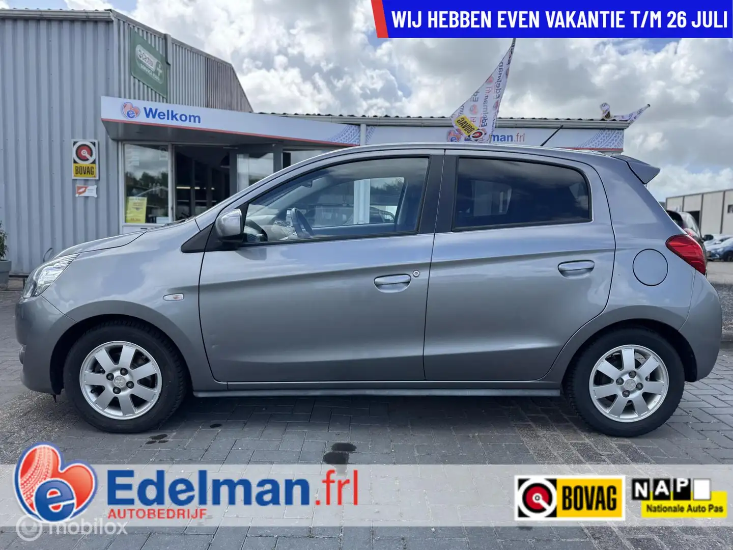 Mitsubishi Space Star 1.0 Sendai | LEDEREN BEKLEDING | CLIMA Gris - 2