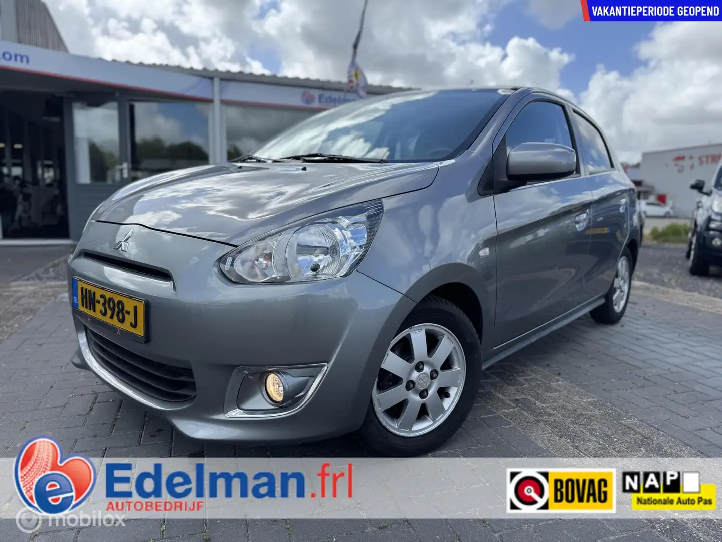 Mitsubishi Space Star 1.0 Sendai | LEDEREN BEKLEDING | CLIMA Grijs - 1