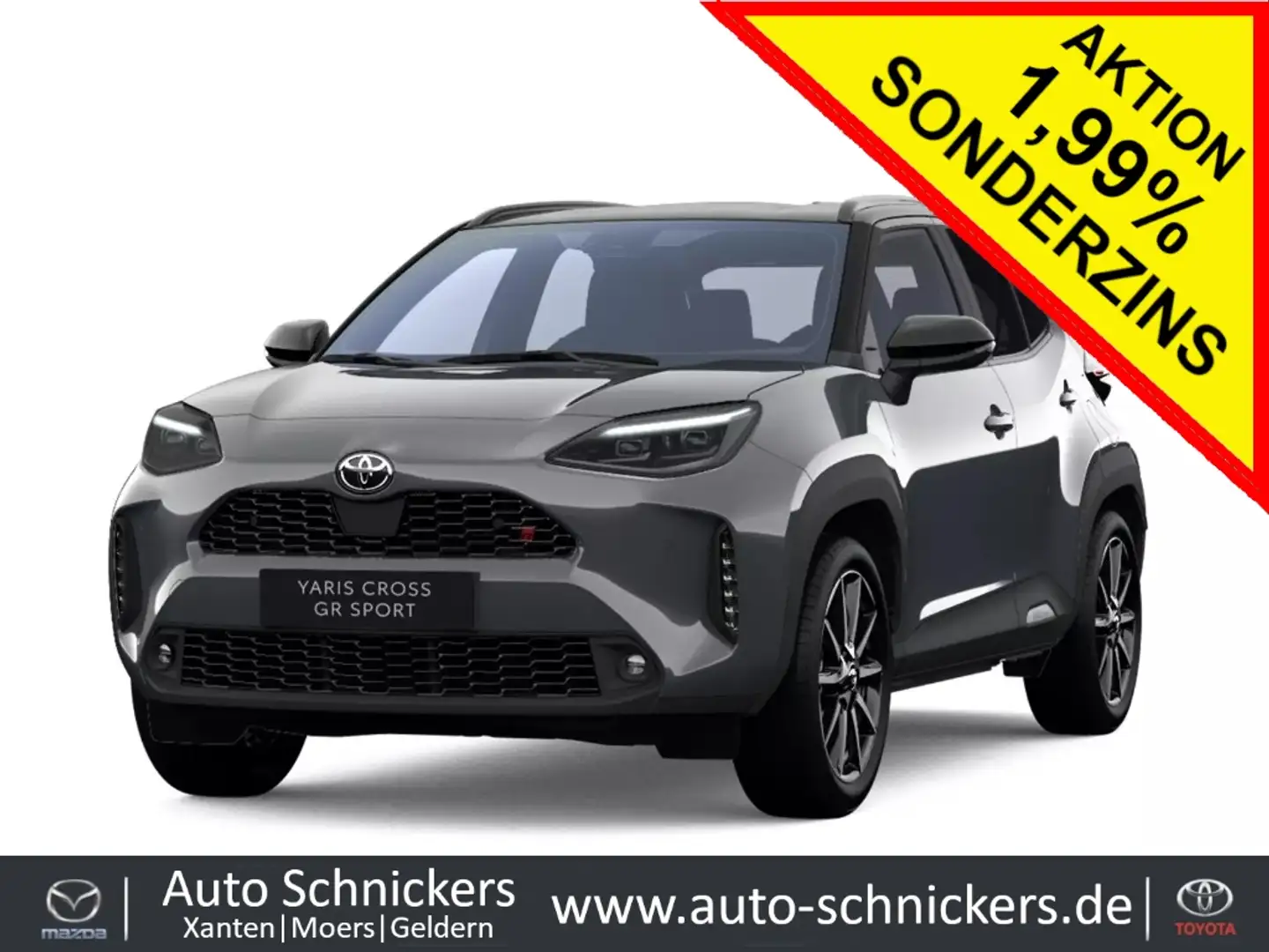 Toyota Yaris Cross GR-SPORT+HYBRID+PREMIUM+JBL+NAV+SOFORT Grau - 1