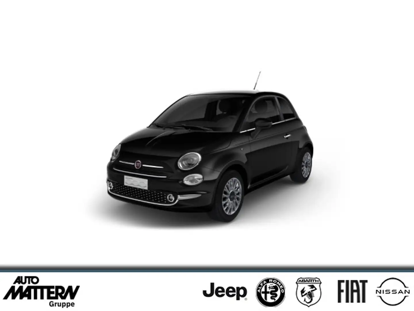 Fiat 500 Dolcevita 1.0 Hybrid 15" Klima CarPlay uvm. Black - 1