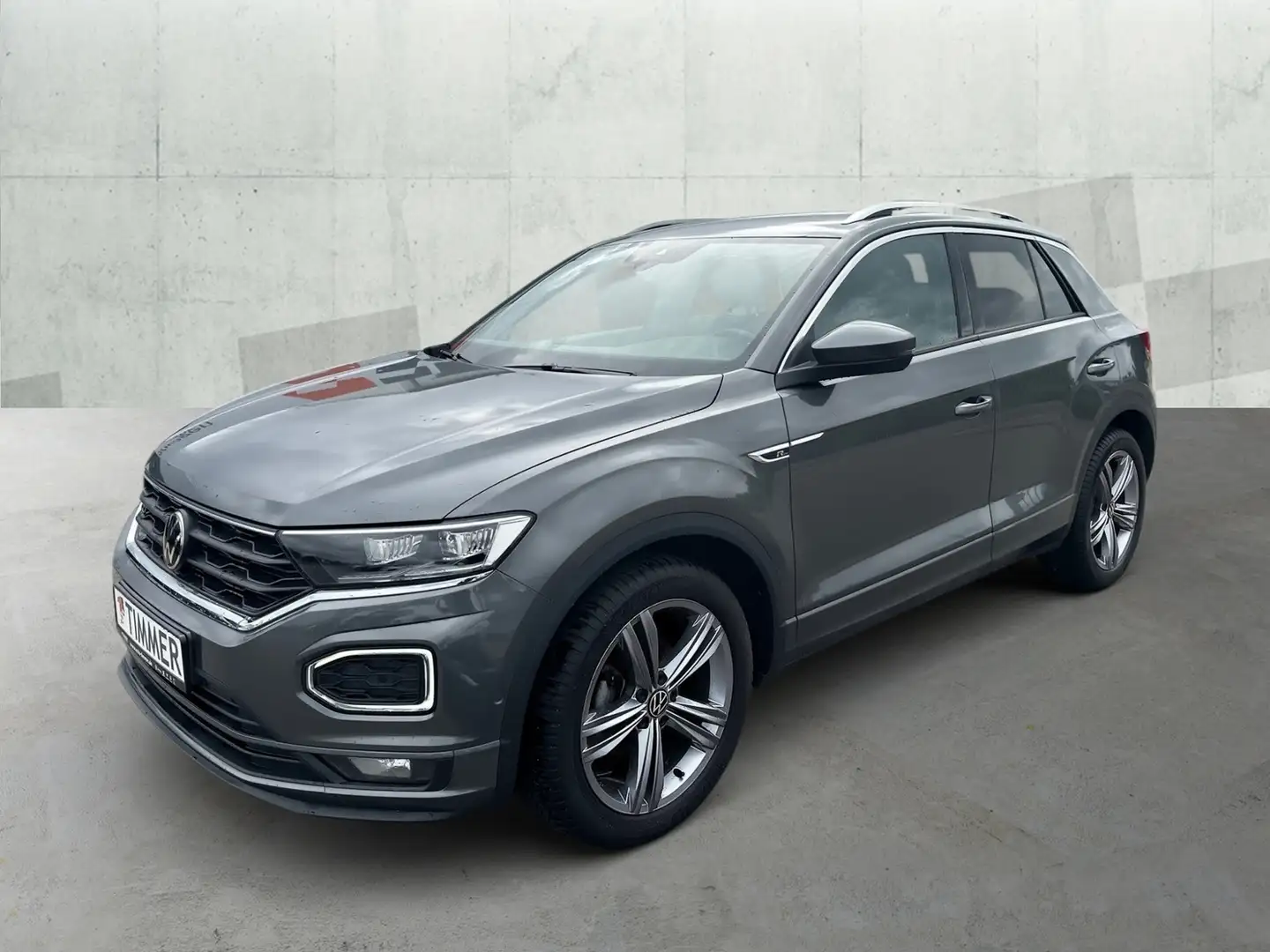 Volkswagen T-Roc 1.5 TSI DSG R-LINE *AHK *ACC *LED *RKAM * Grijs - 2