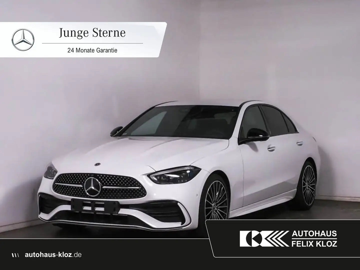 Mercedes-Benz C 200 4M AMG Premium*19"*Totwi*Memory*360*Digita Weiß - 1