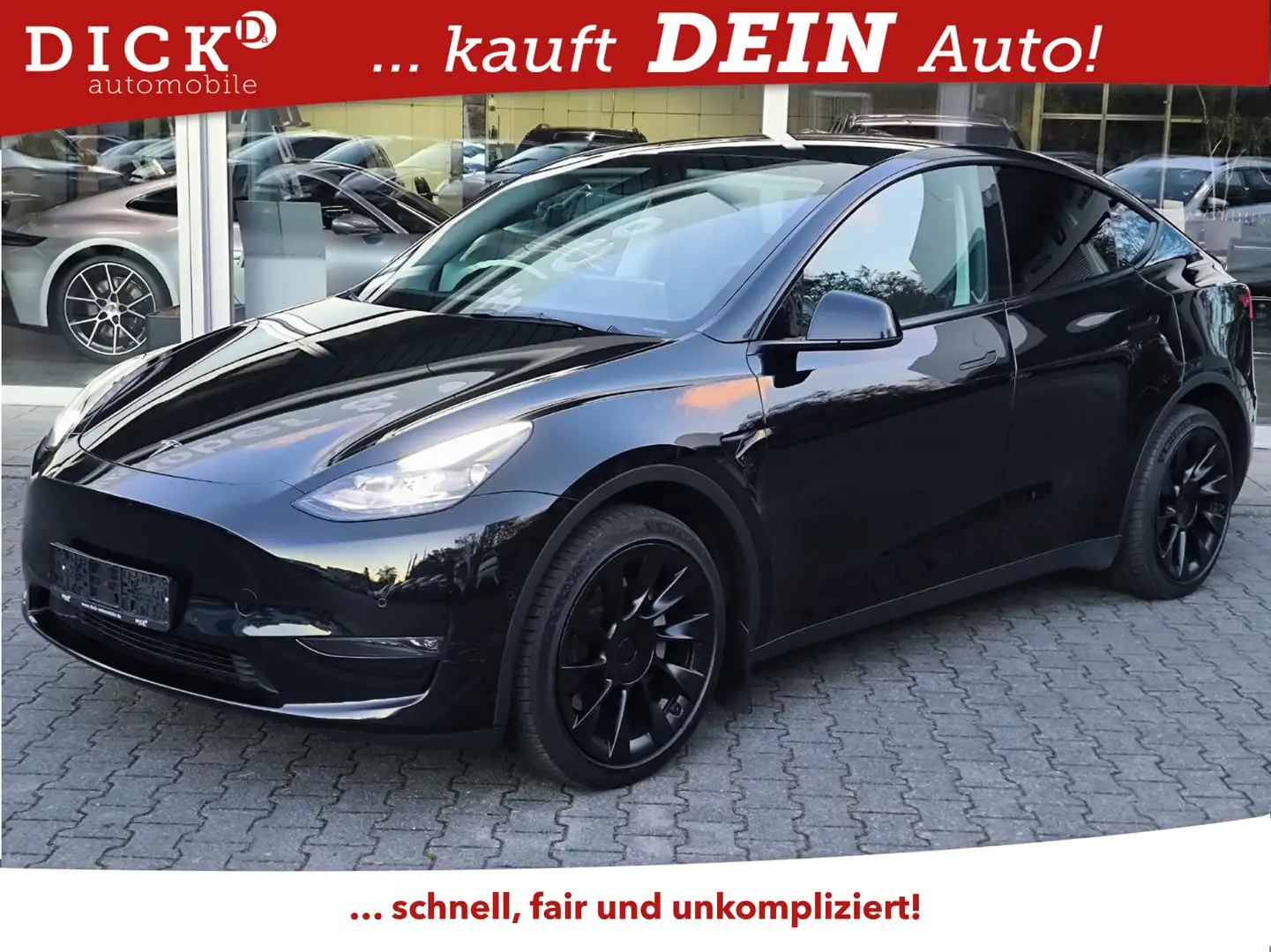 Tesla Model Y LR Dual AWD PANO+STDHZ+NAVI+LED+ACC+ Negro - 1