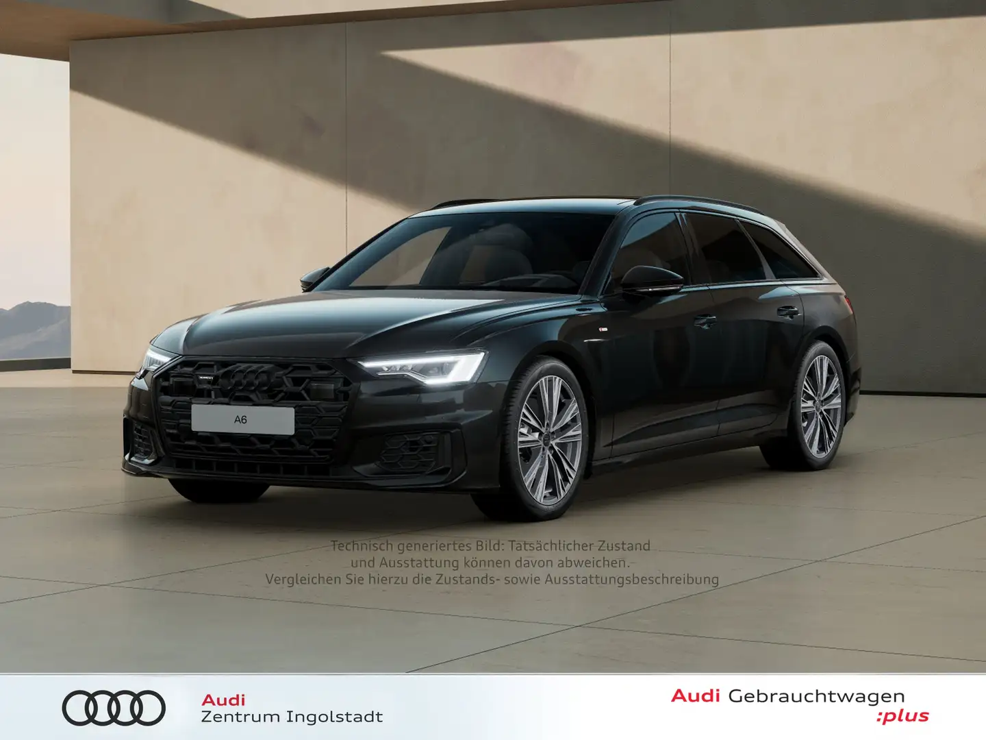 Audi A6 Avant 50 TDI qu S line MATRIX 20" AHK PANO HuD Schwarz - 2