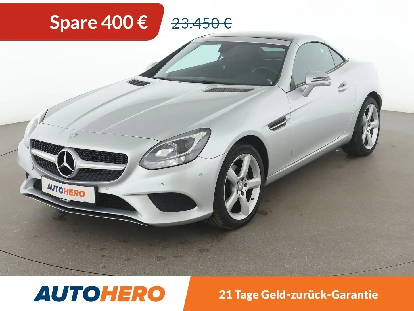 Mercedes-Benz SLC 180 Aut.*NAVI*TEMPO*PDC*SHZ*KLIMA*GARANTIE* Argent - 1