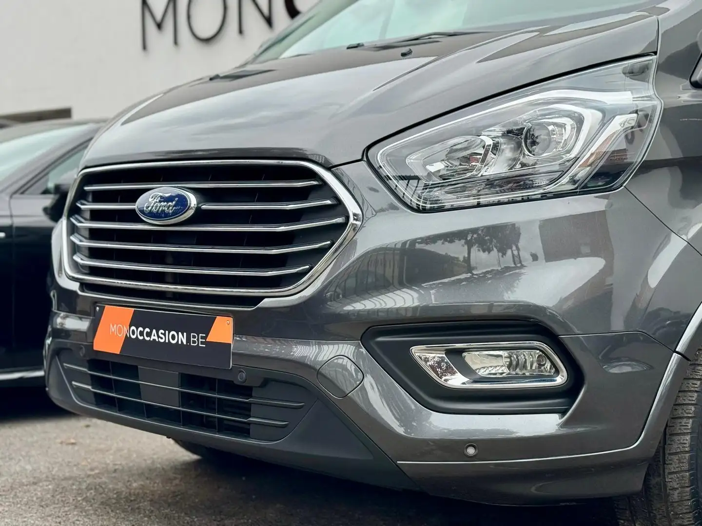 Ford Tourneo Custom 2.0 TDCi L2H1 AUTOMATIQUE 8 PLACES CUIR GPS CAMERA Bleu - 2