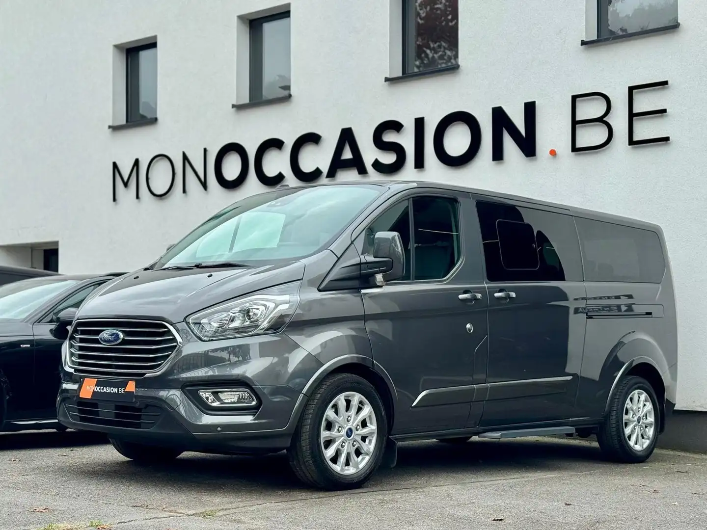 Ford Tourneo Custom 2.0 TDCi L2H1 AUTOMATIQUE 8 PLACES CUIR GPS CAMERA Bleu - 1