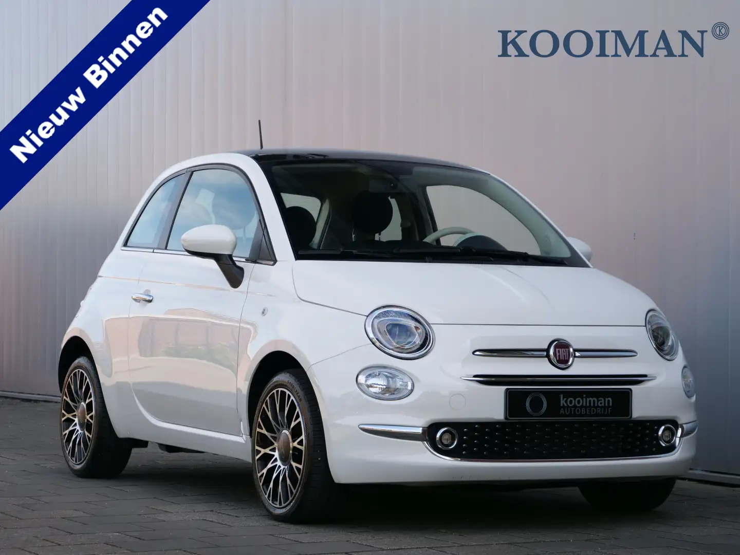 Fiat 500 1.0 Dolcevita 70 pk Carplay / Panoramadak / DAB Wit - 1