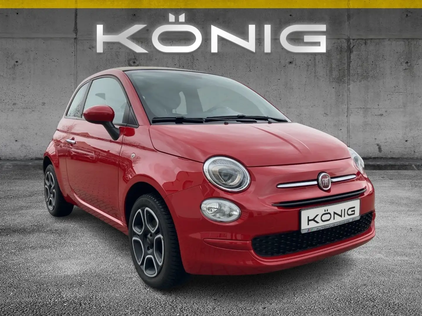 Fiat 500C 1.0 CLUB Klima*Tempomat*Apple CarPlay Rouge - 2