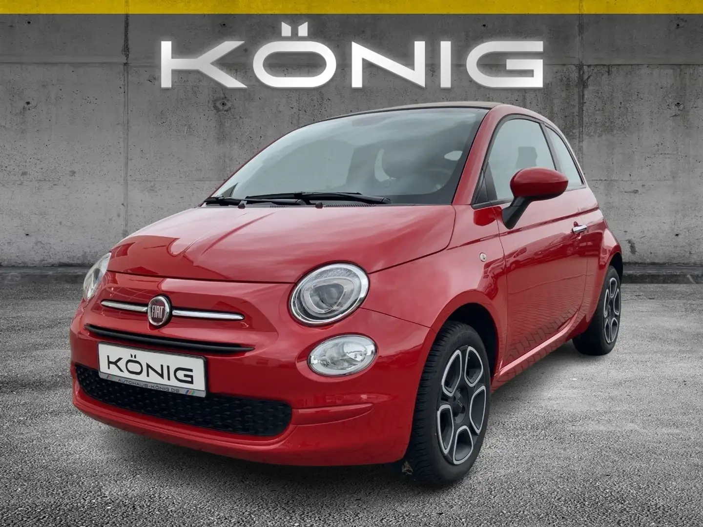 Fiat 500C 1.0 CLUB Klima*Tempomat*Apple CarPlay Rouge - 1
