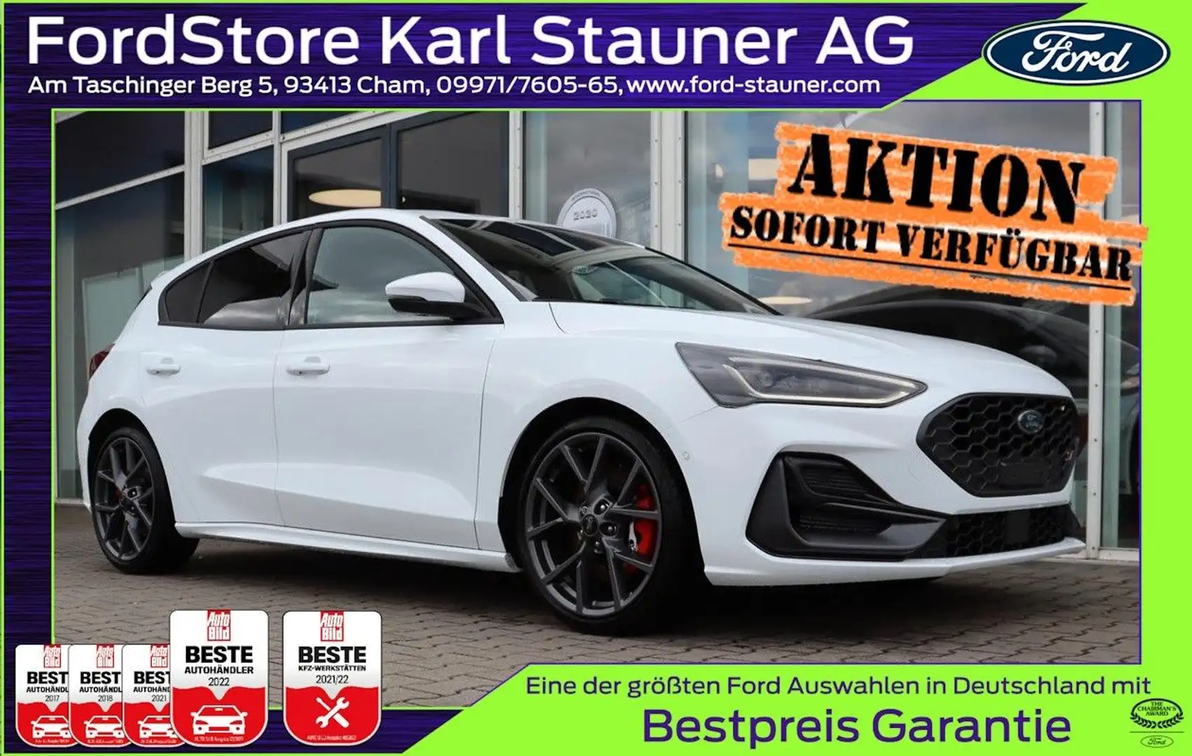 Ford Focus ST X 2.3 Matrix-LED 4,99% FIN* mgl. Wit - 1