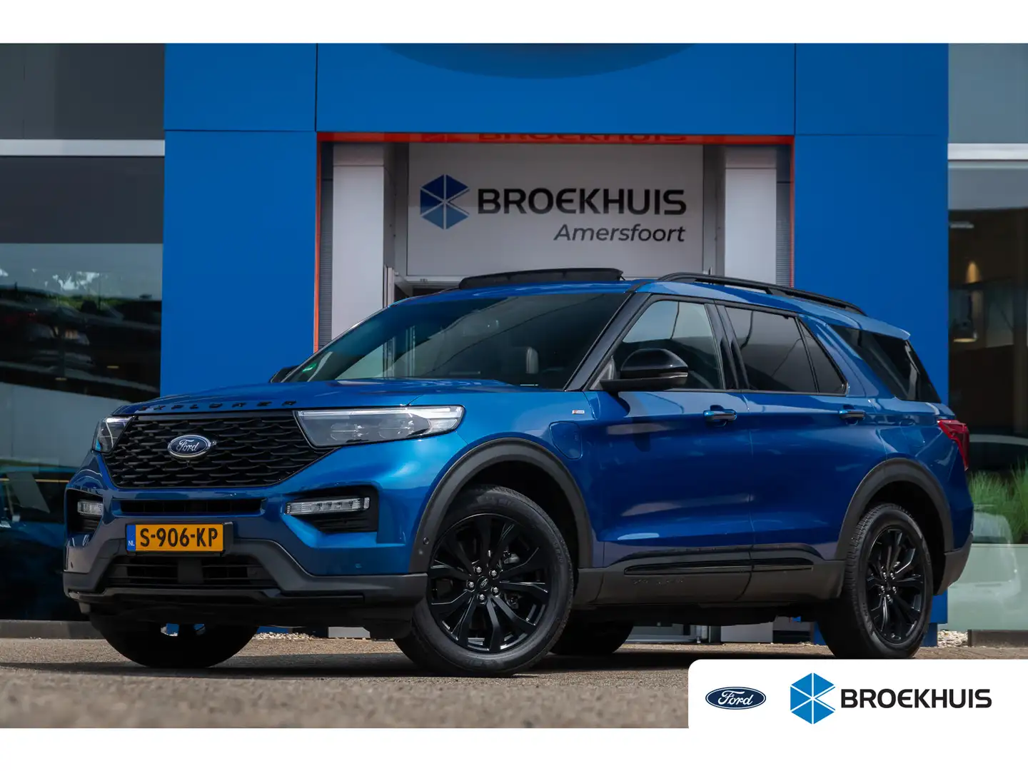 Ford Explorer 3.0 V6 Plug-in Hybrid 457PK ST-Line | Trekhaak+250 Blauw - 1
