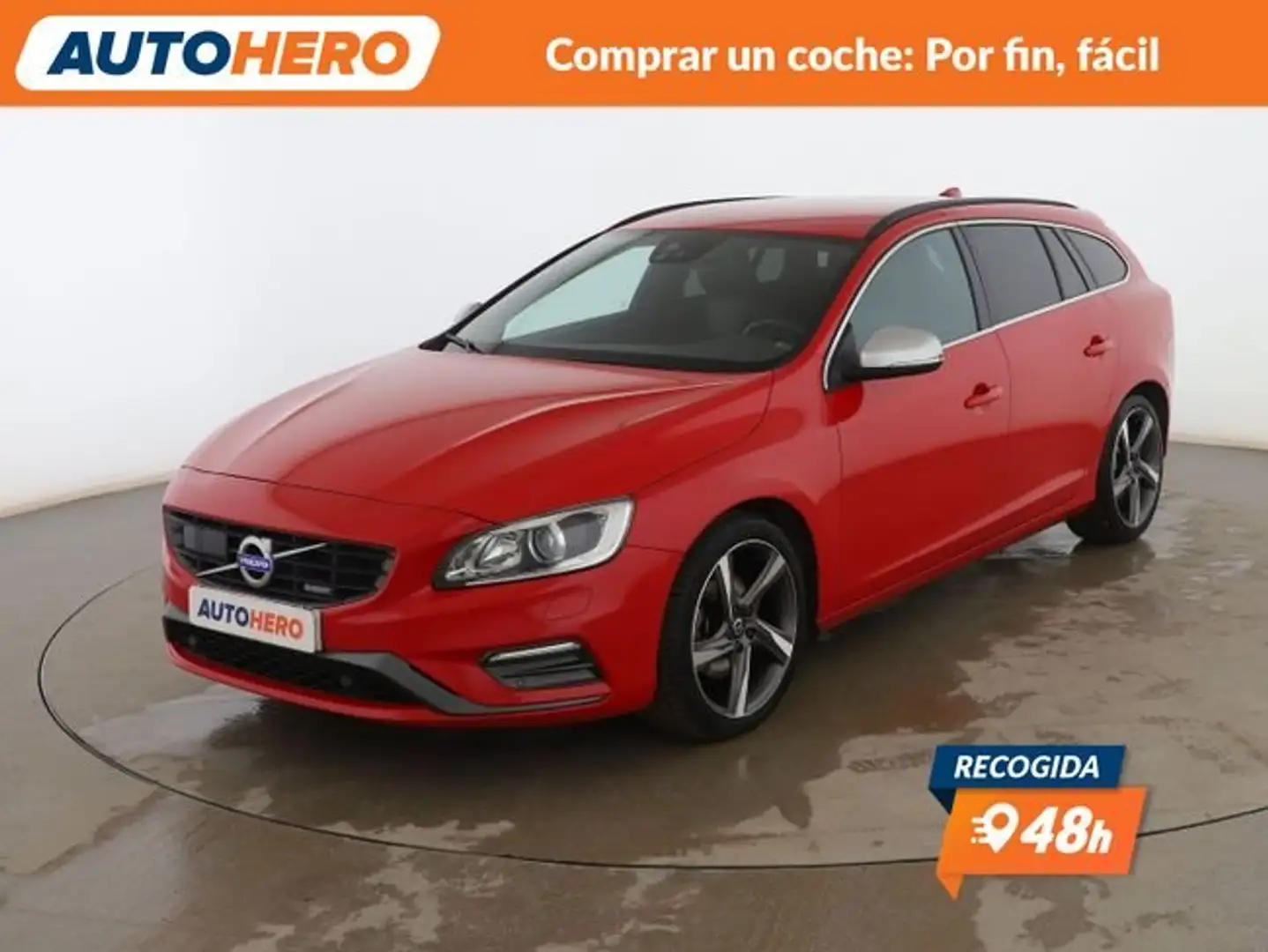 Volvo V60 D3 R-Design Momentum Aut. Rojo - 1