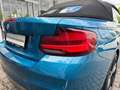 BMW 240 M240i Cabrio+M SPORT+NAVI PRO+H/K+LEDER+DAB Blauw - thumbnail 13