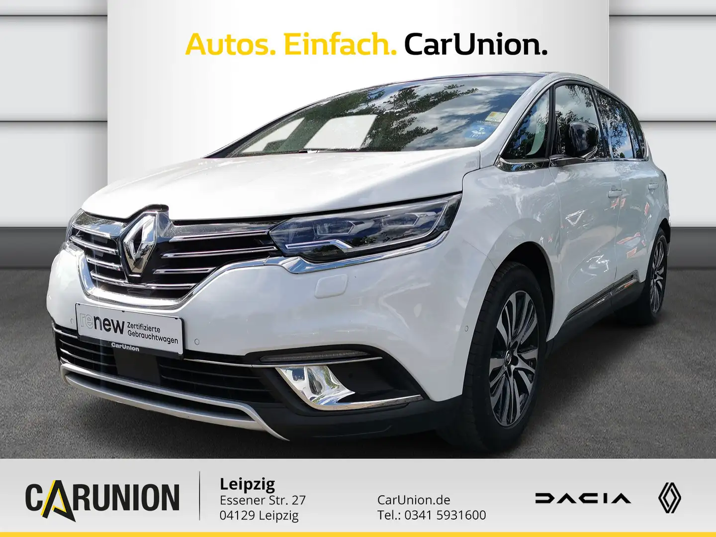 Renault Espace INTENS BLUE dCi 190 EDC Leder,Voll-LED Wit - 1