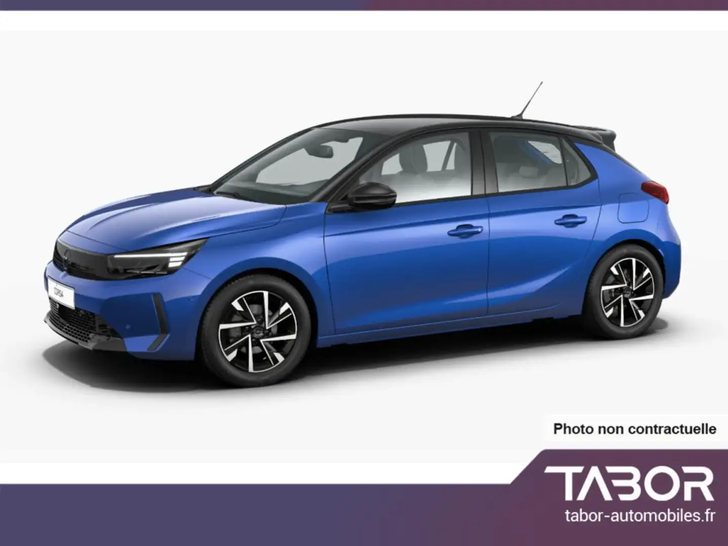 Opel Corsa 1.2 100 AT8 GS TechP Cam PDC 10"-DAB Bleu - 2