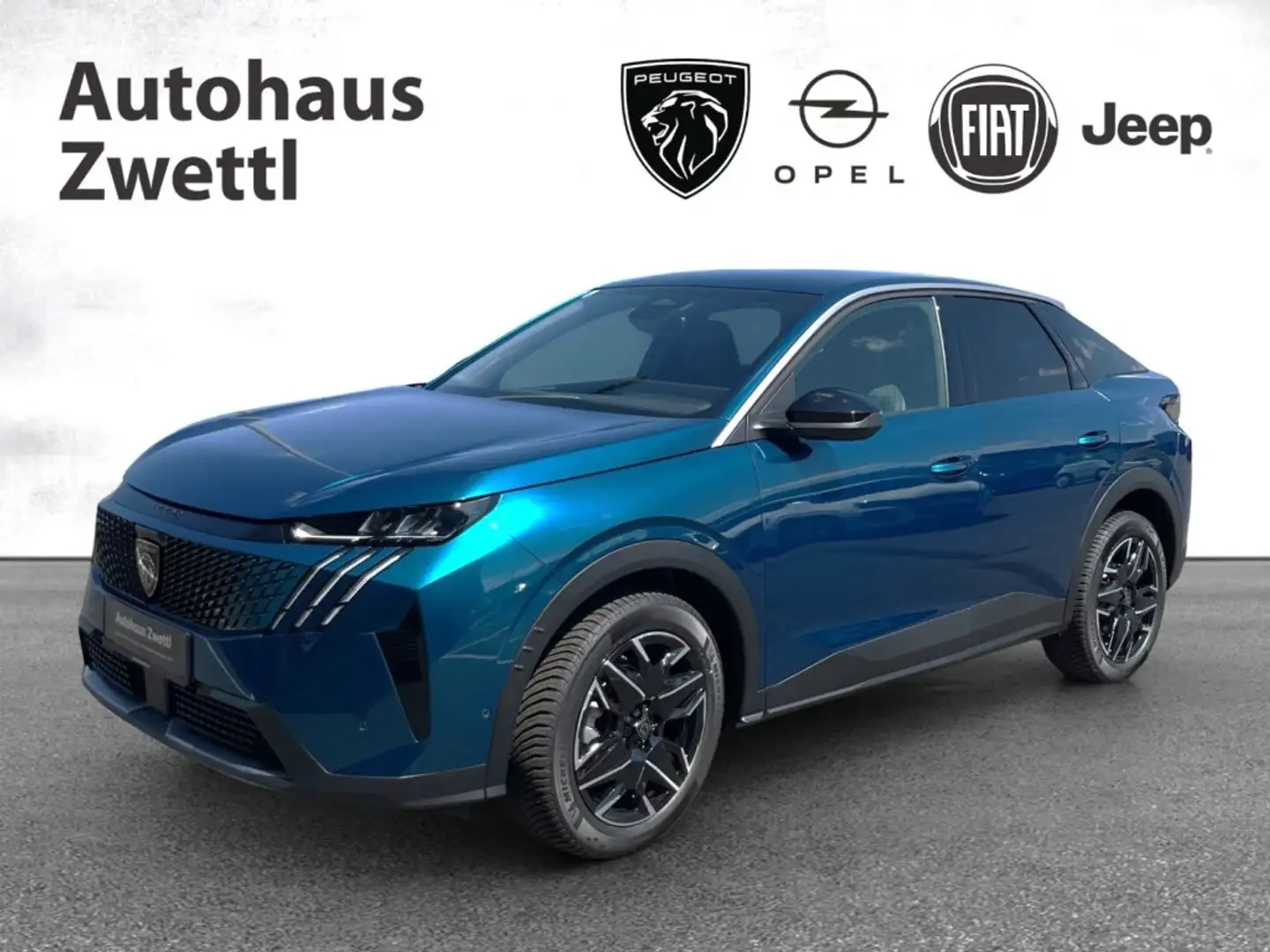 Peugeot 3008 Allure Hybrid 145 e-DCS6 Blau - 1