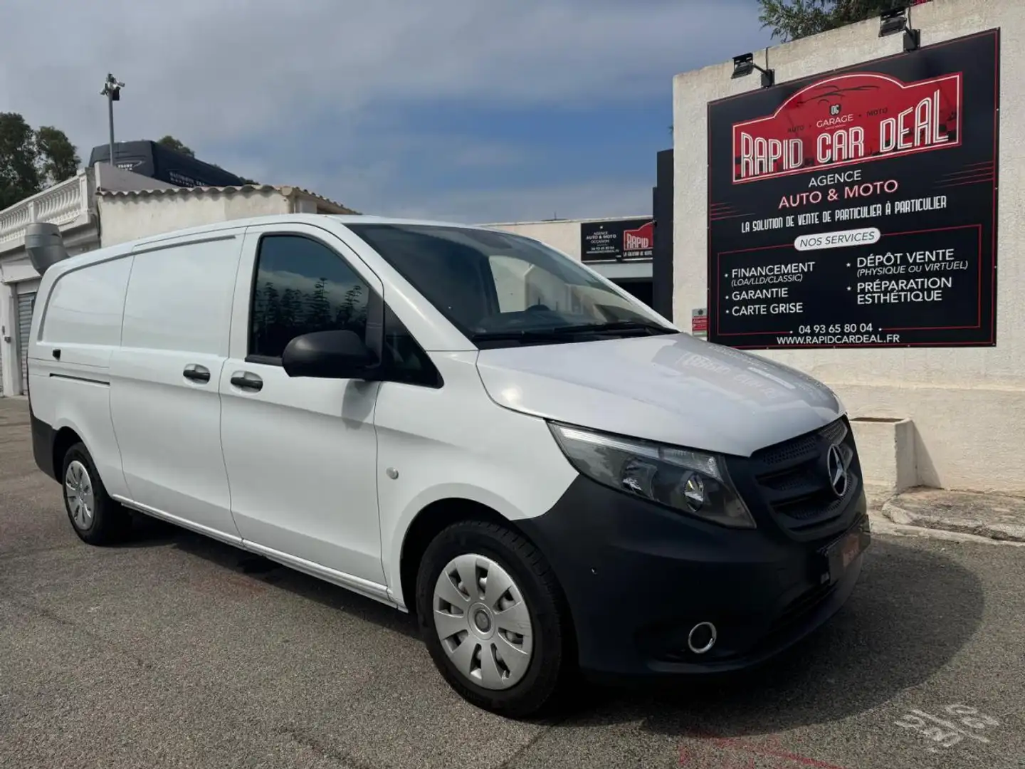 Mercedes-Benz Vito Vito Extra Long 2.8t 116 CDI BlueEfficiency  FOURG Blanc - 1