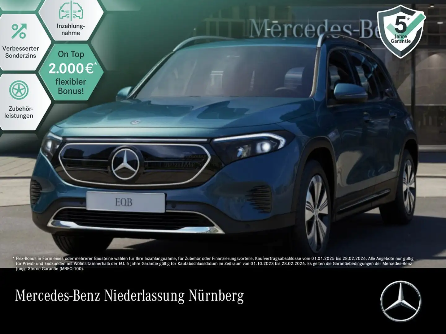 Mercedes-Benz EQB 250 PROG+ADVANCED+KAMERA+SPUR Blau - 1