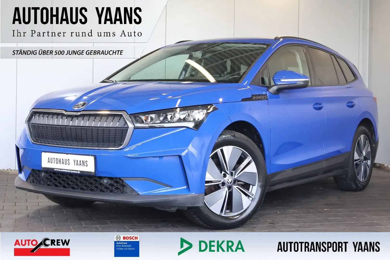 Skoda Enyaq 60 Loft ACC+SIDE+LED+MEM+AMBIENT+19" Blau - 1