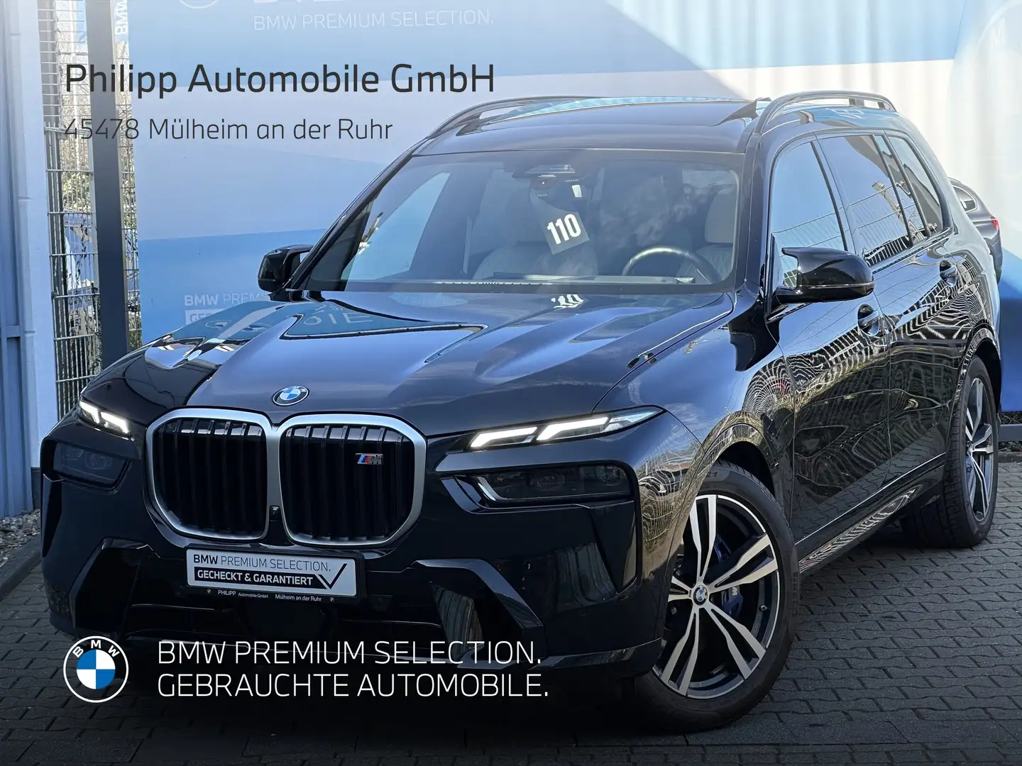 BMW X7 M 60i PANO-SKY 6-Sitze h&k DA-Pro Sitzklima Negro - 2