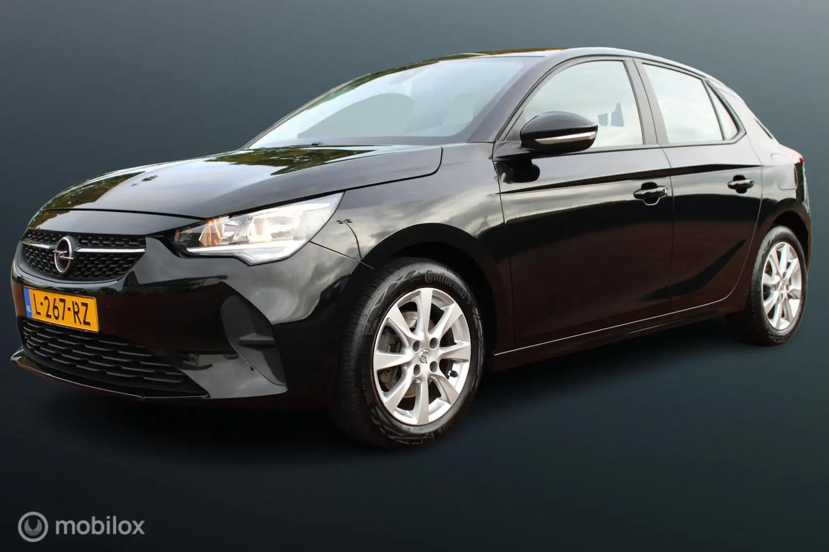 Opel Corsa 1.2 Turbo 100 PK Edition, Navi, Pdc, App connect, Schwarz - 1