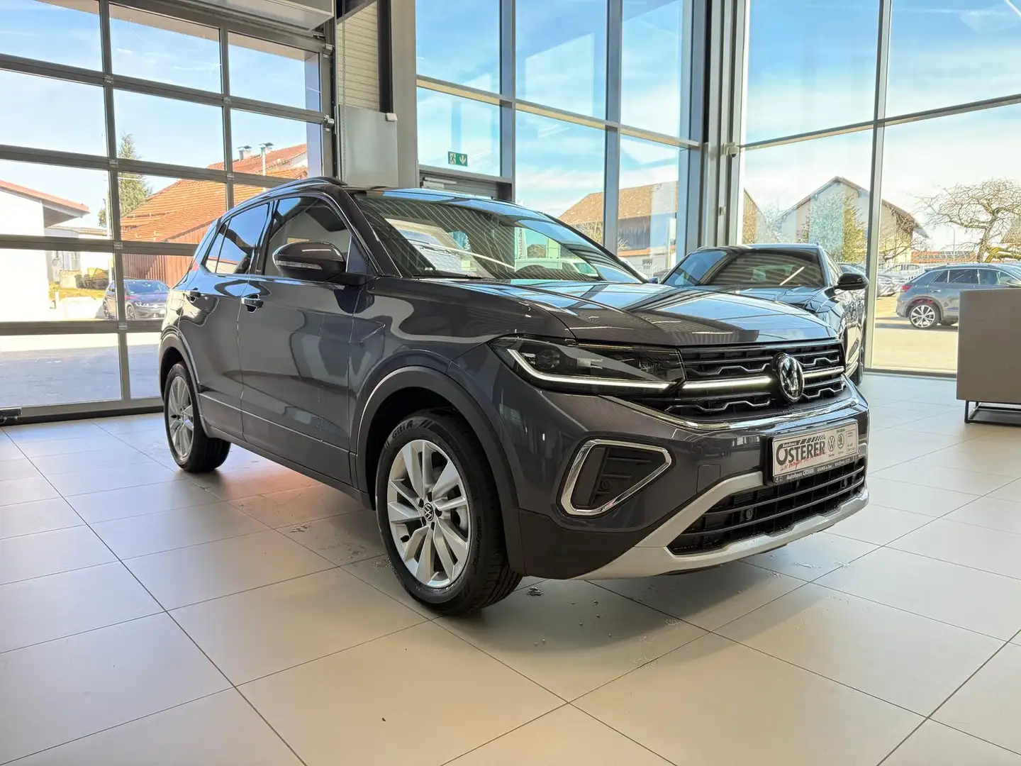 Volkswagen T-Cross Edition 1.0 TSI-DSG-Matrix LED-AHK-Digital Cockpit Grau - 2