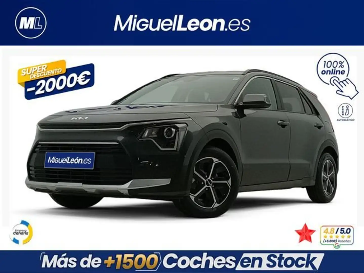Kia Niro 1.6 GDi HEV 95kW (129CV) Concept Gris - 1