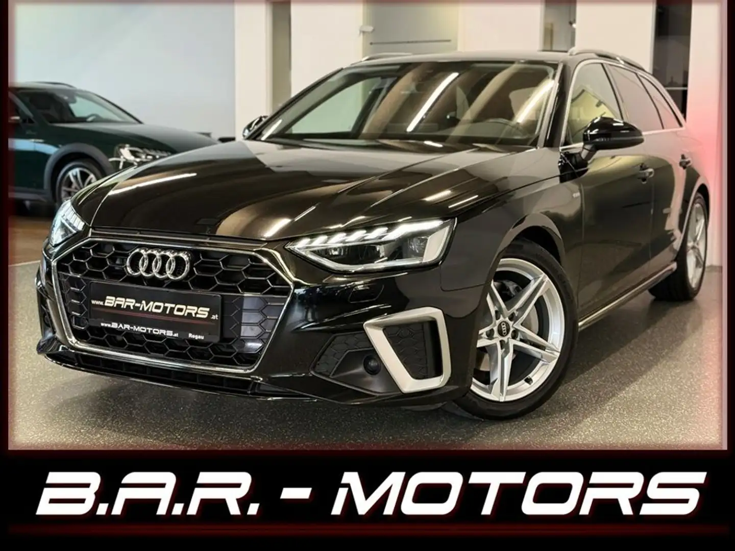 Audi A4 40 TDI S-LINE*LANE*ACC*MATRIX*KAMERA*ROLLO*SHZ* Schwarz - 1
