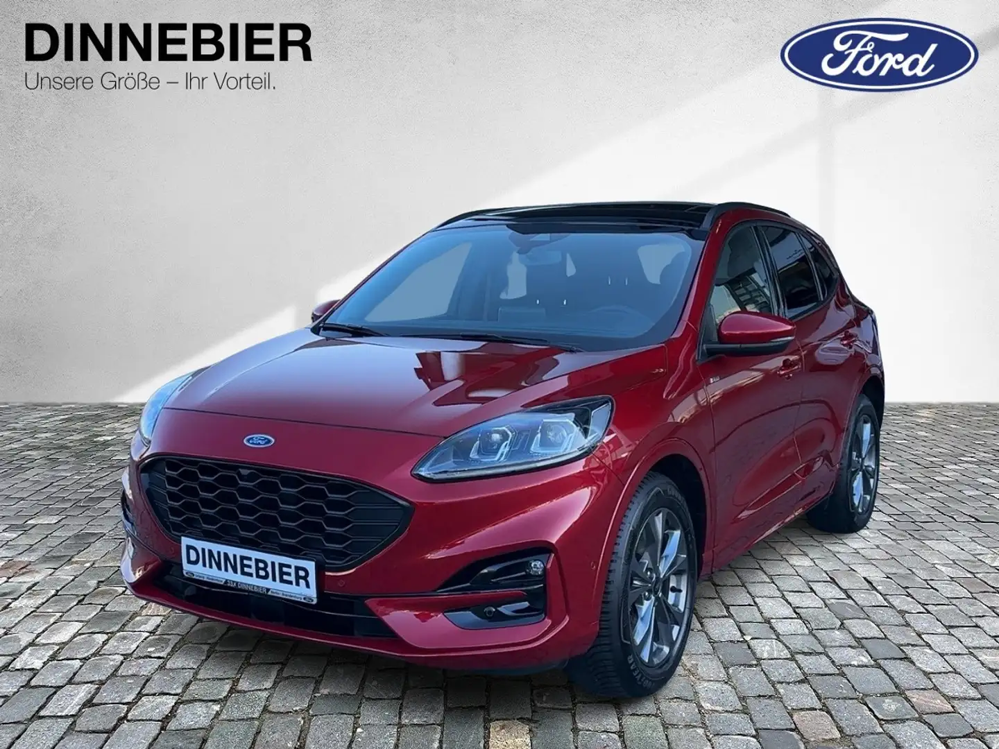 Ford Kuga ST-Line X LED+AHK+Glasdach+Kamera+SHZ Rot - 2