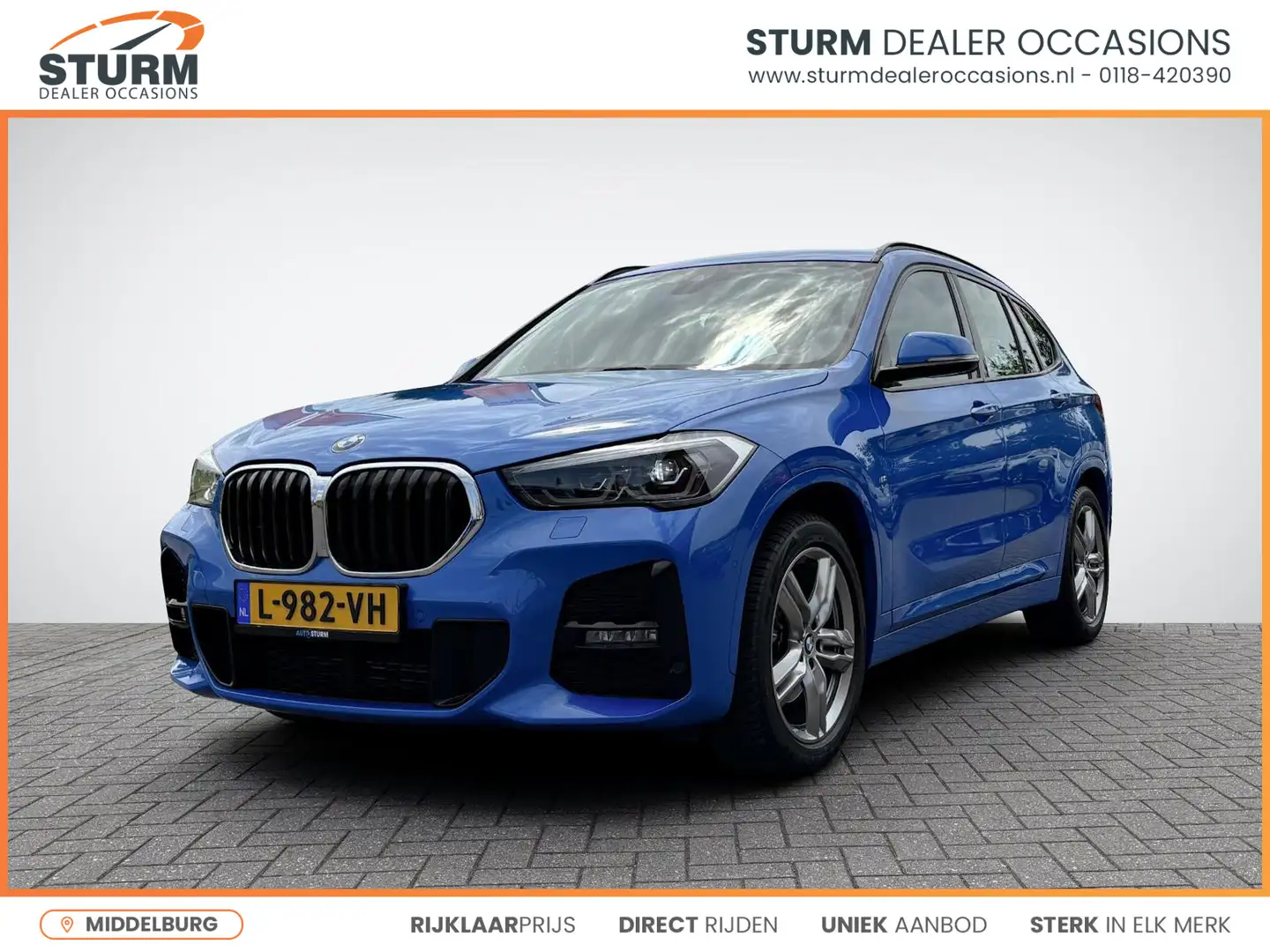 BMW X1 sDrive18i High Executive M Sport | Trekhaak Afneem Blauw - 1