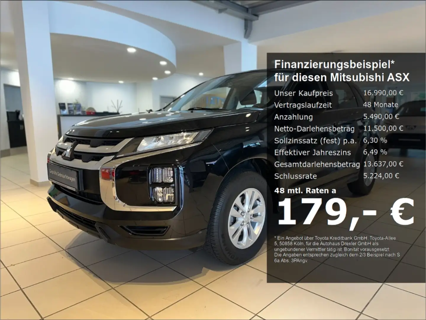 Mitsubishi ASX Intro Edition (Kamera, Navi, Apple Carplay) Чёрный - 1