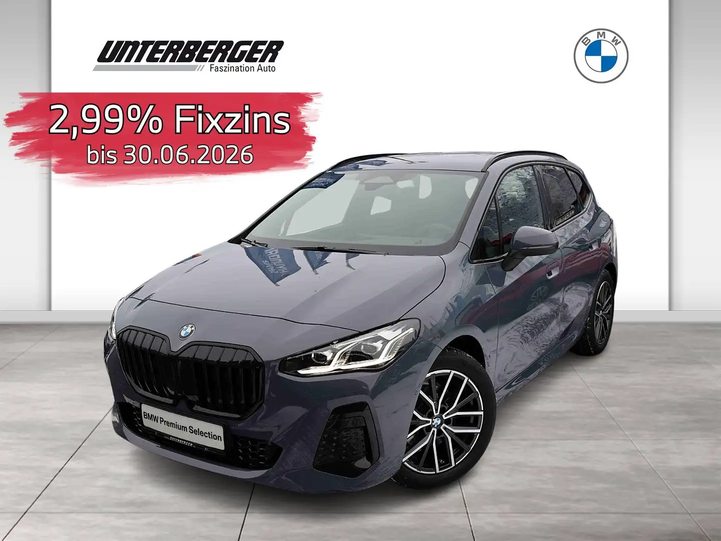 BMW 216 i Active Tourer M-Sport inkl Leasing 2.99% Fixzins Grau - 1