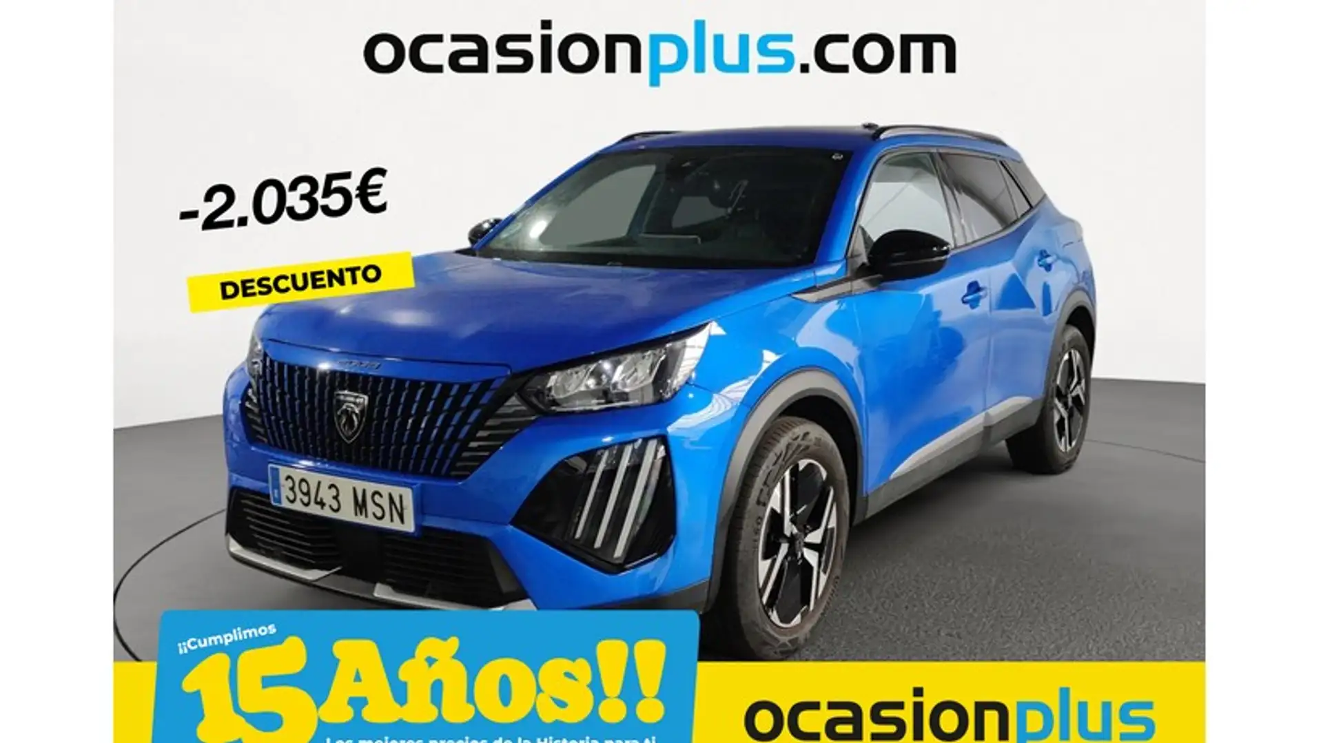Peugeot 2008 1.2 PureTech S&S Allure EAT8 130 Blauw - 1