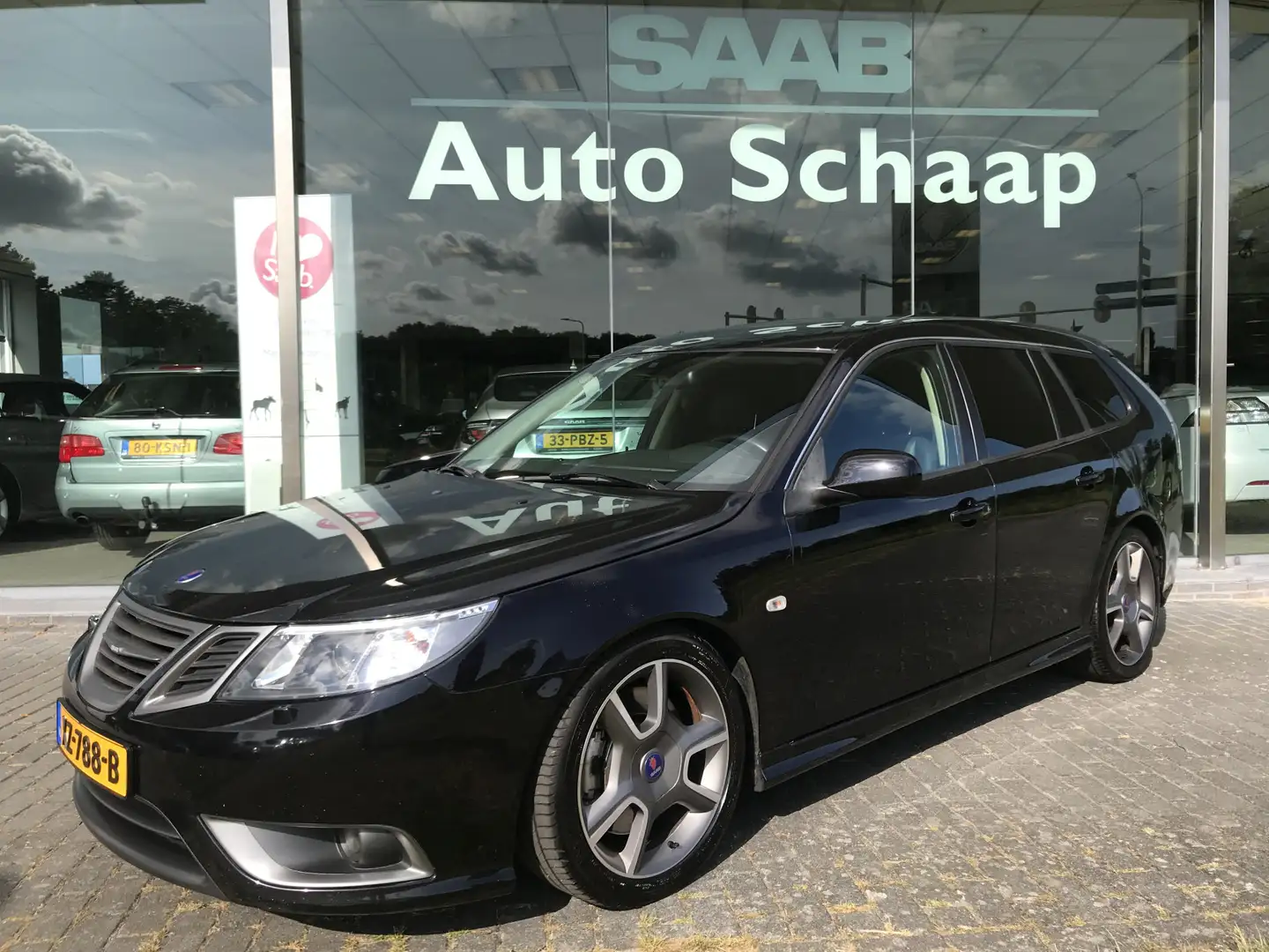 Saab 9-3 Estate 2.8 T V6 Turbo X Automaat | Rijklaar incl g Zwart - 1
