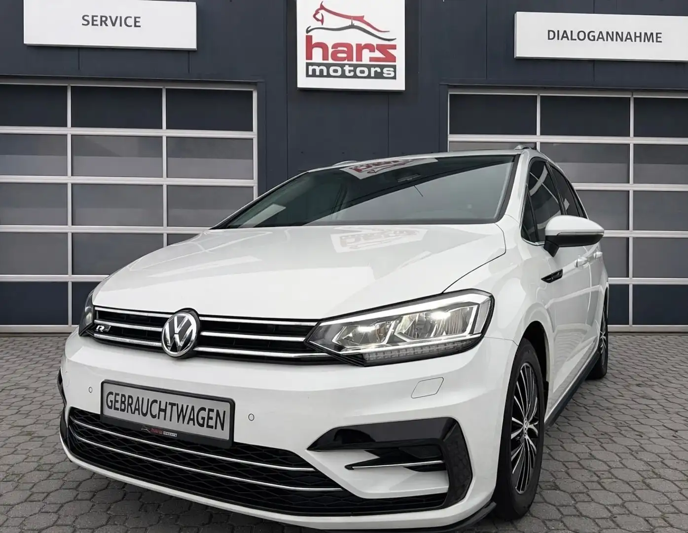 Volkswagen Touran R-Line 2.0 TDI DSG*AHK*LED*ACC Blanc - 2