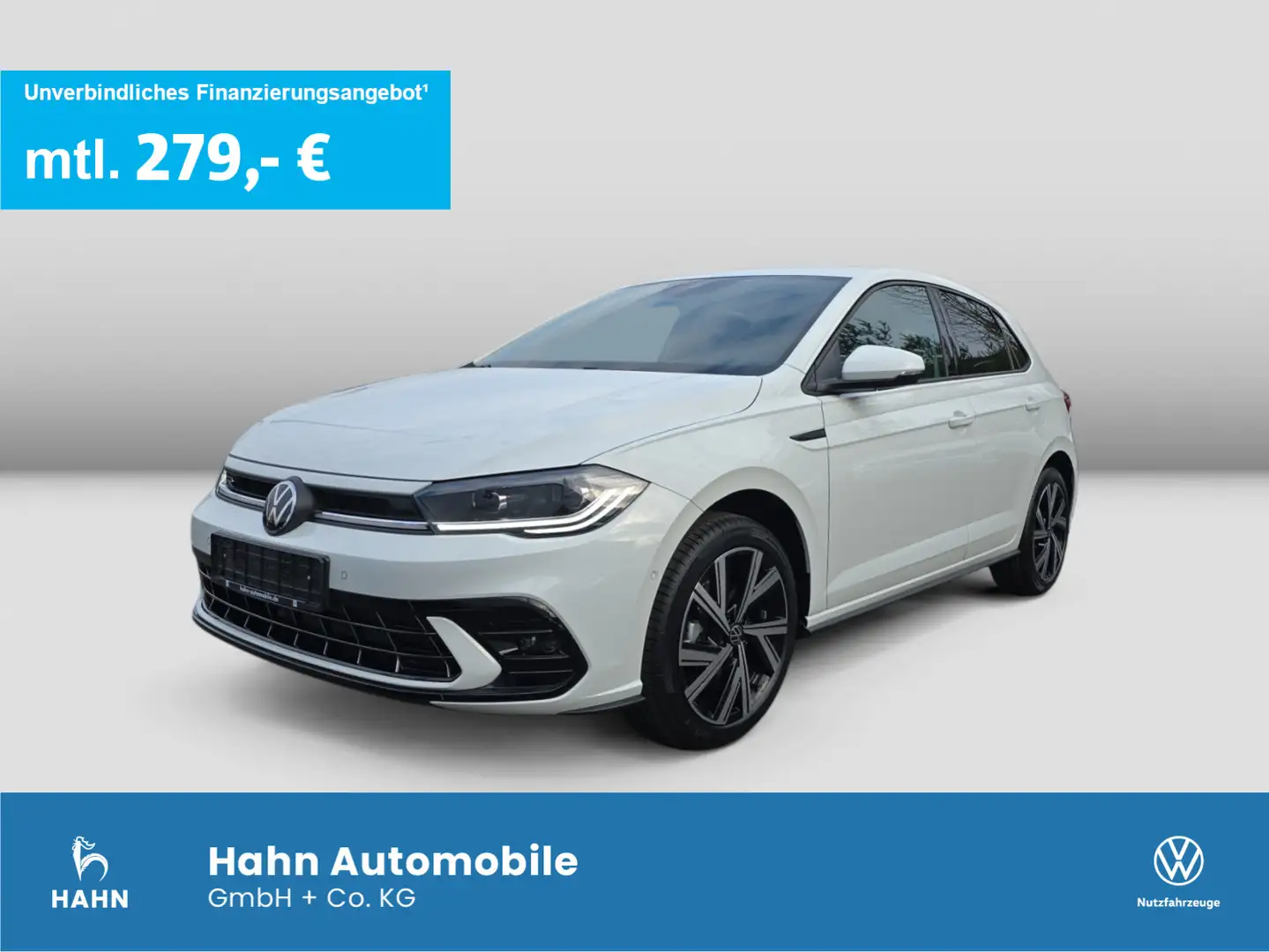 Volkswagen Polo R-Line 1,0 l TSI OPF 116 PS DSG Weiß - 1