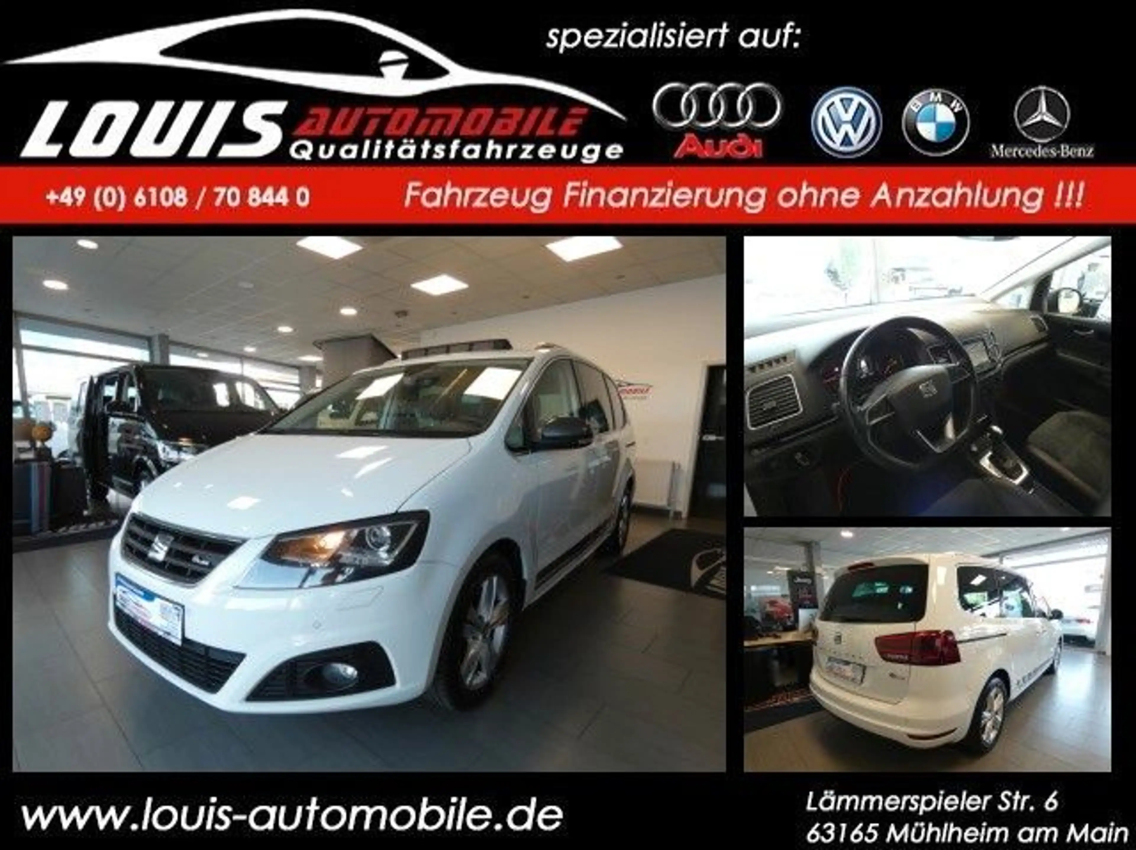 SEAT Alhambra TDI FR-Line 7-Sitzer/Schiebed./Memory