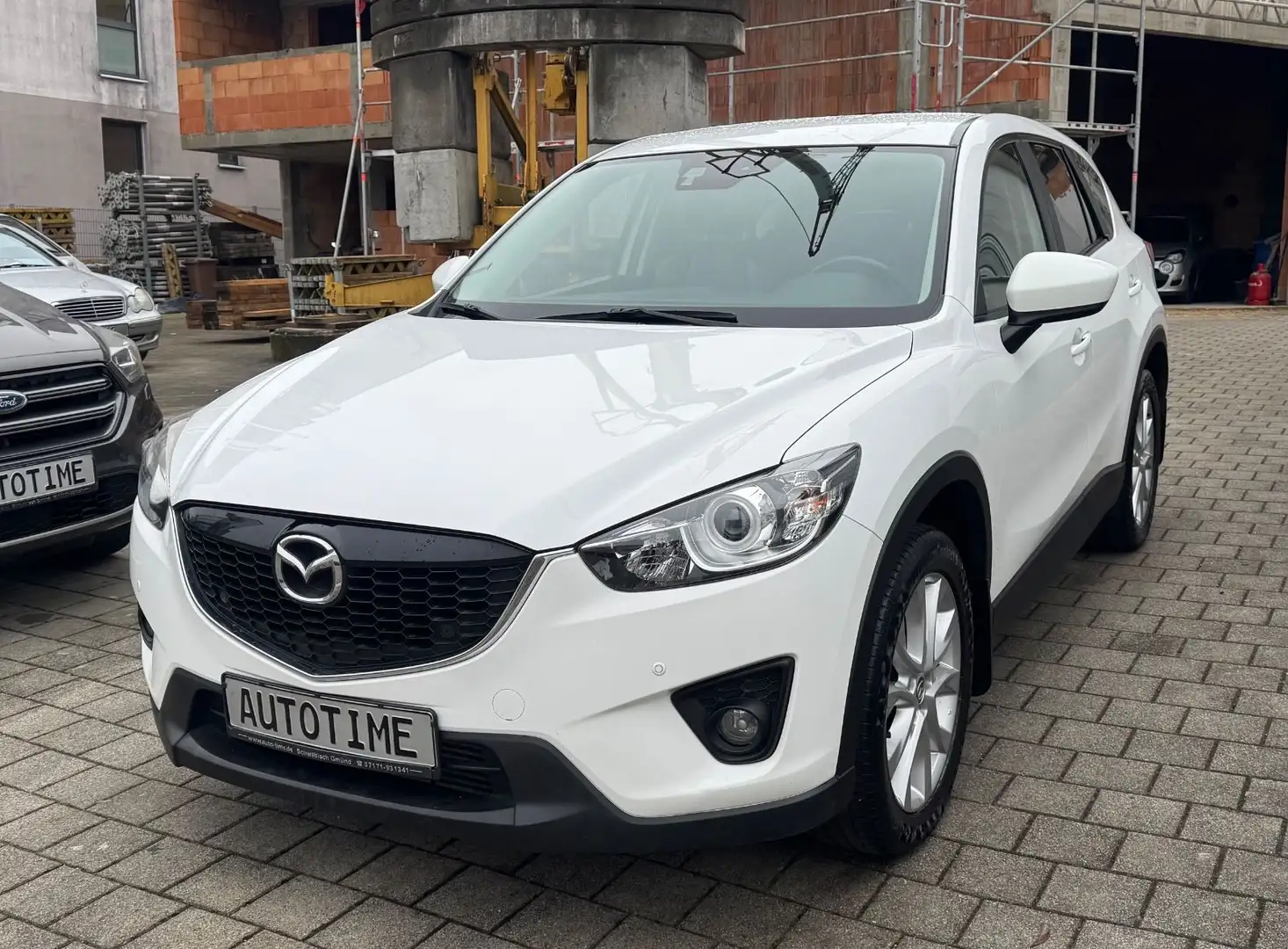 Mazda CX-5 Sports-Line AWD-Navi-Leder-AHK-TEMP! Weiß - 1