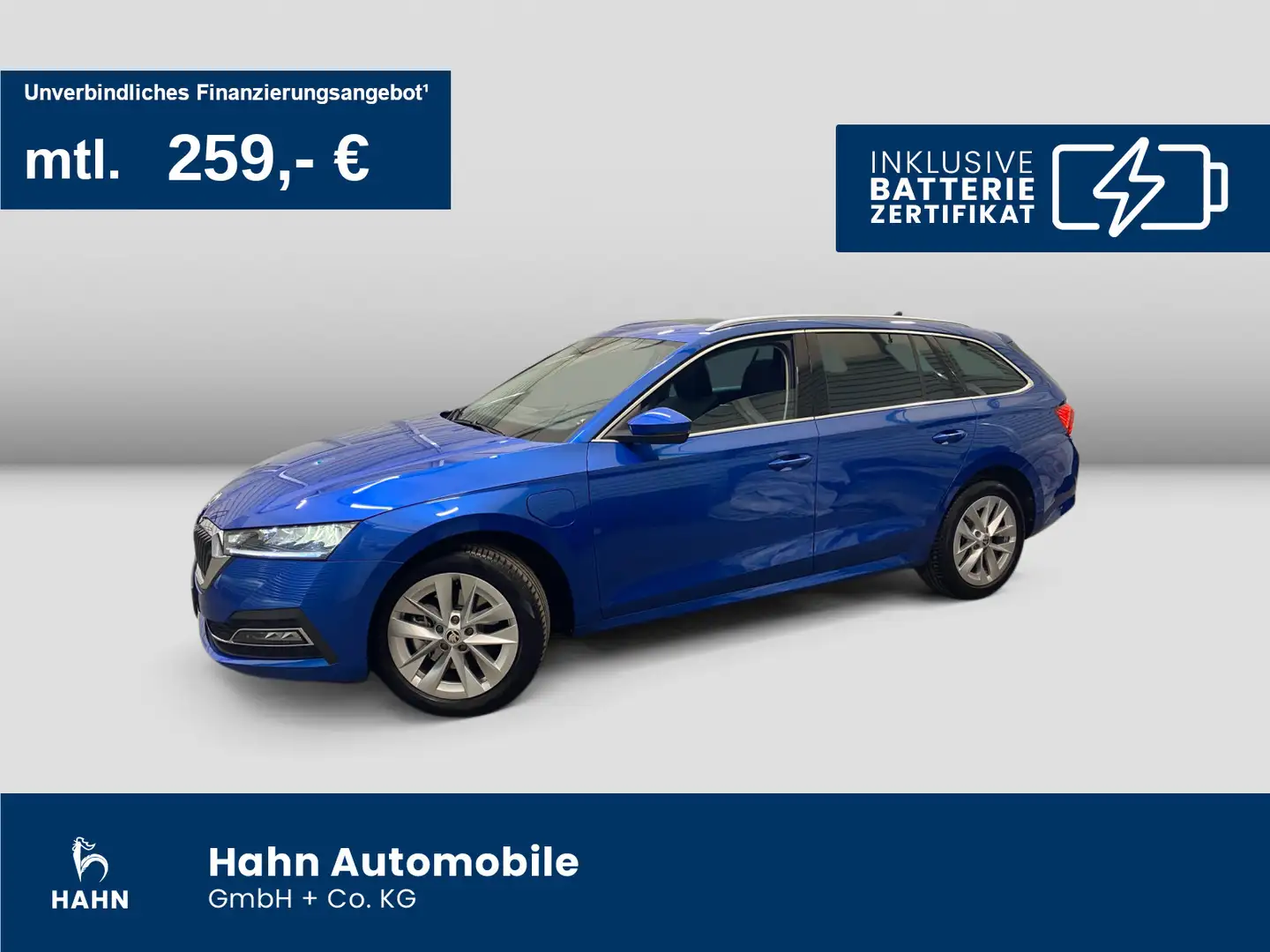 Skoda Octavia Combi 1.4TSI iV DSG Style Cam HuD Navi Bleu - 1