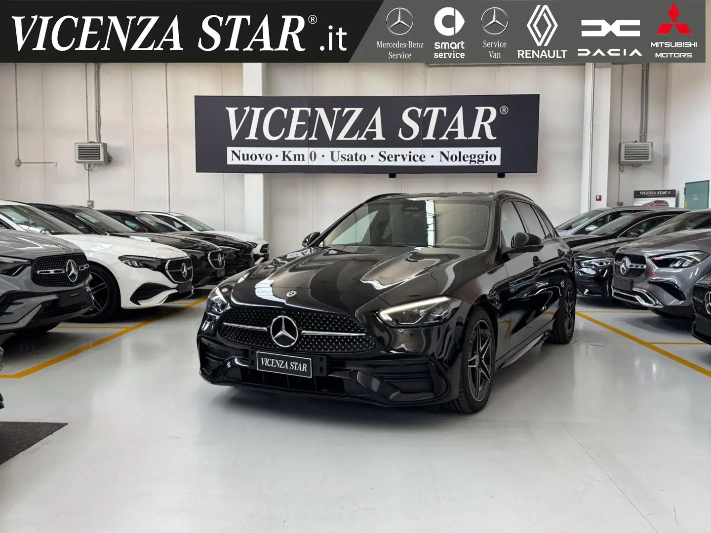 Mercedes-Benz C 200 d MHV S.W. AMG PREMIUM Nero - 1